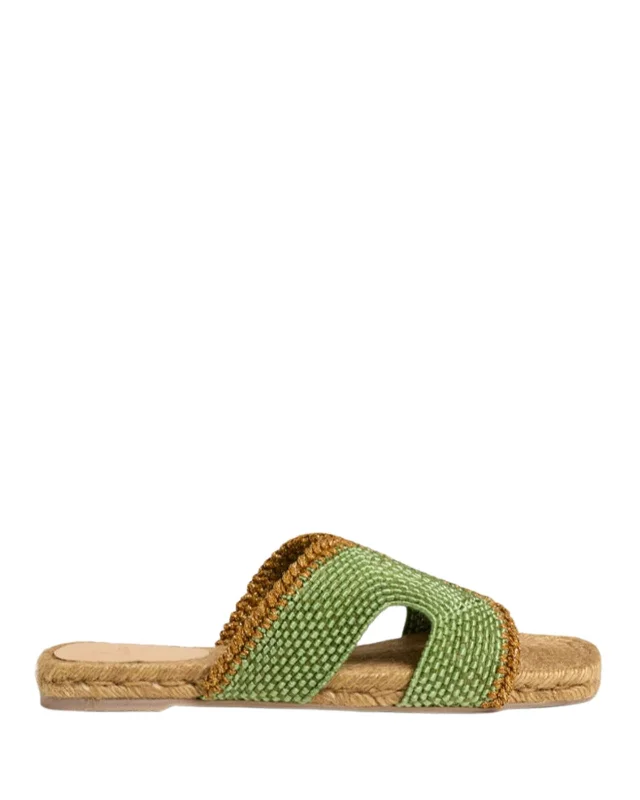Elegant Series Pura Green Sandal