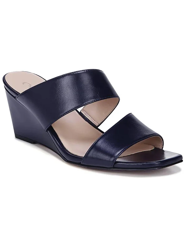 Fresh Wear Vennice Womens Leather Slide Wedge Sandals