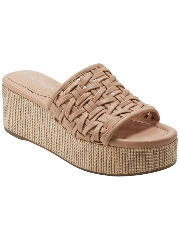 Sports And Leisure Bashina Womens Woven Slip On Platform Sandals