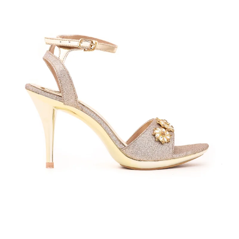 Elegant Wear Golden Fancy Sandal FN5579