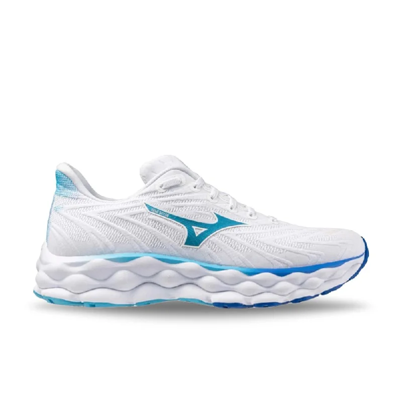 Elegant Wear Mizuno Women's Wave Sky 8 - White/Mercury Blue