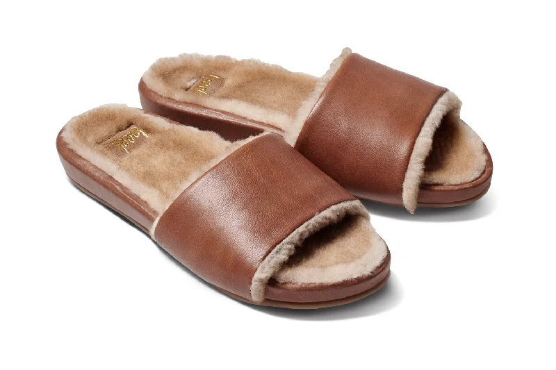 Fashion Selection GALLITO MÁS SHEARLING - Cognac