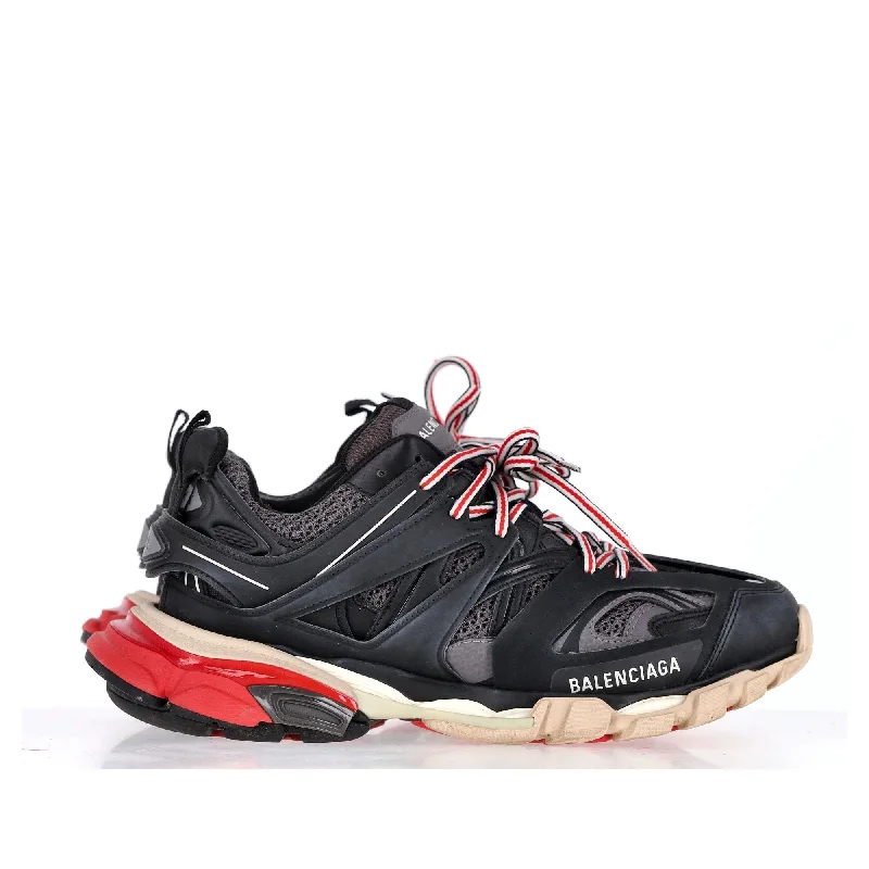 Exquisite Craftsmanship Balenciaga Track Sneakers in Black Polyurethane