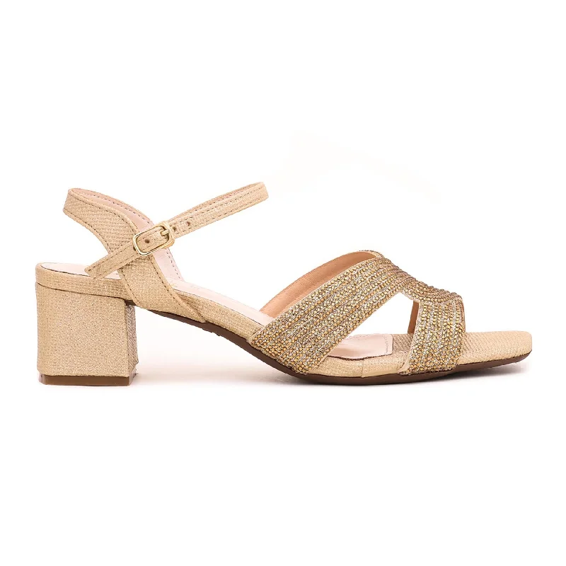 Personalized Outfit Golden Fancy Sandal FN5794