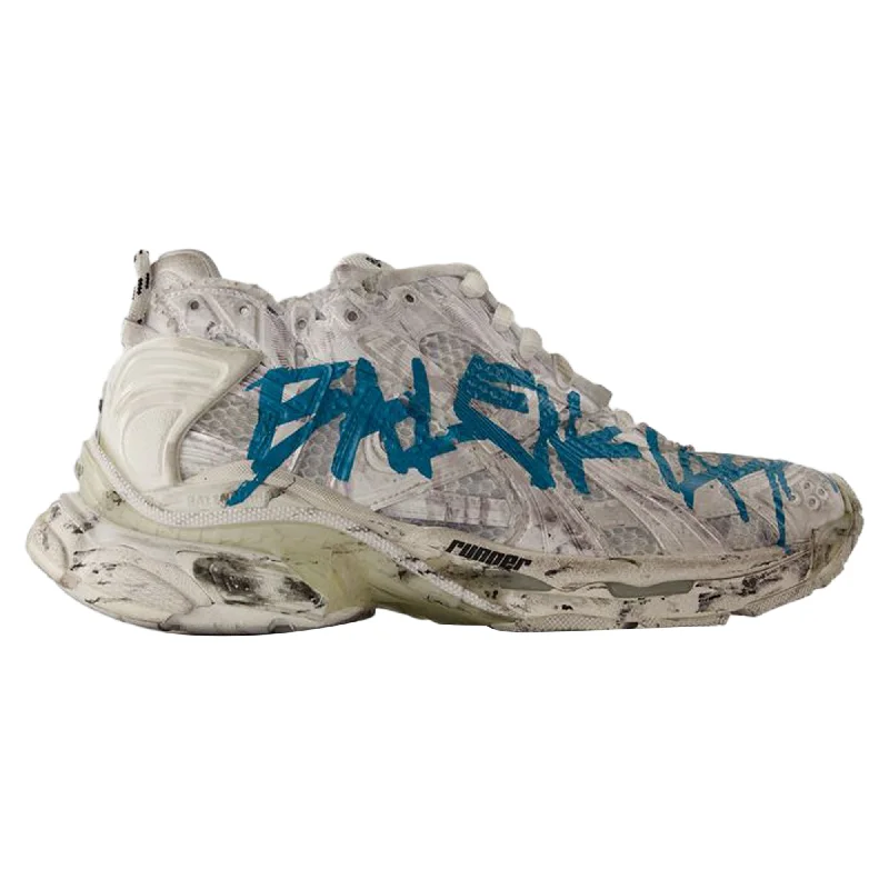 End Of The Year Runner Sneakers - Balenciaga - Synthetic - White