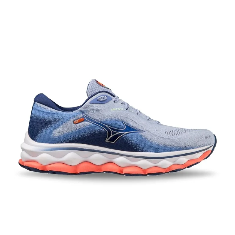 Fashion Must-have Mizuno Women's Wave Sky 7 - Blue Heron/Silver
