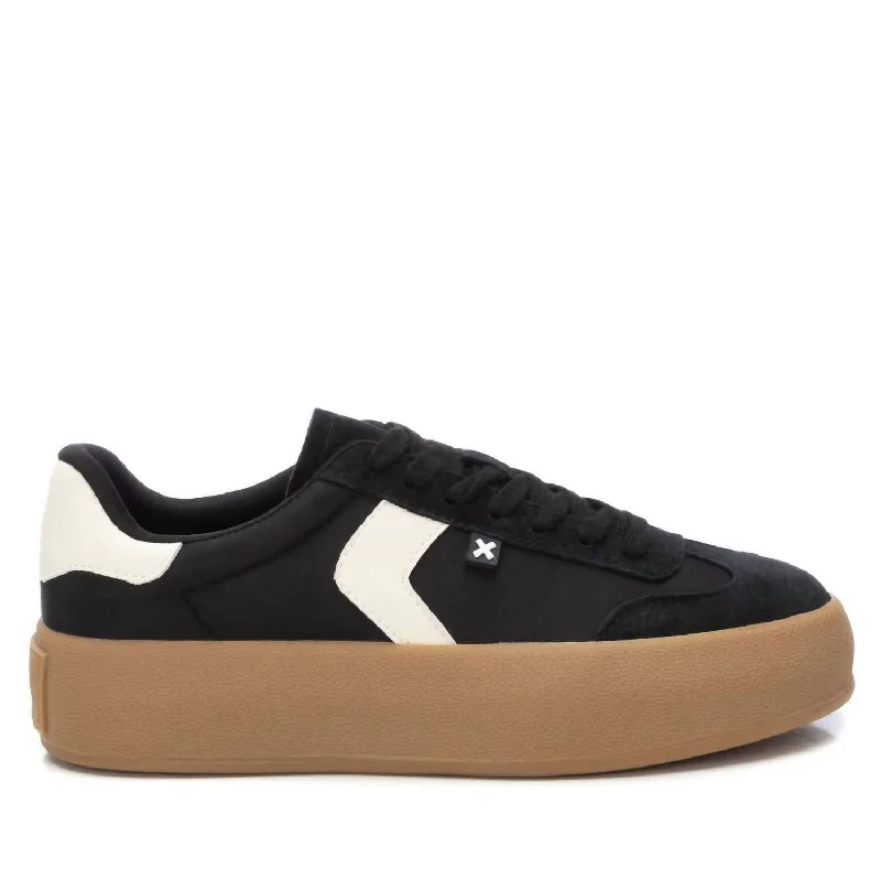 Luxury Customization Women's Textile Sneakers In Black