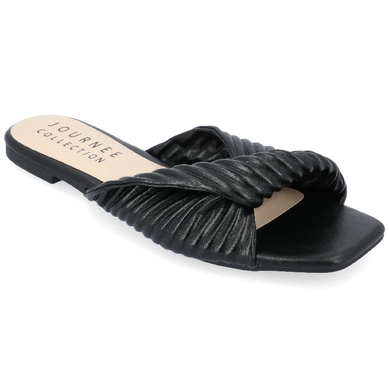 Classic Color Journee Collection Women's Tru Comfort Foam Emalynn Sandals