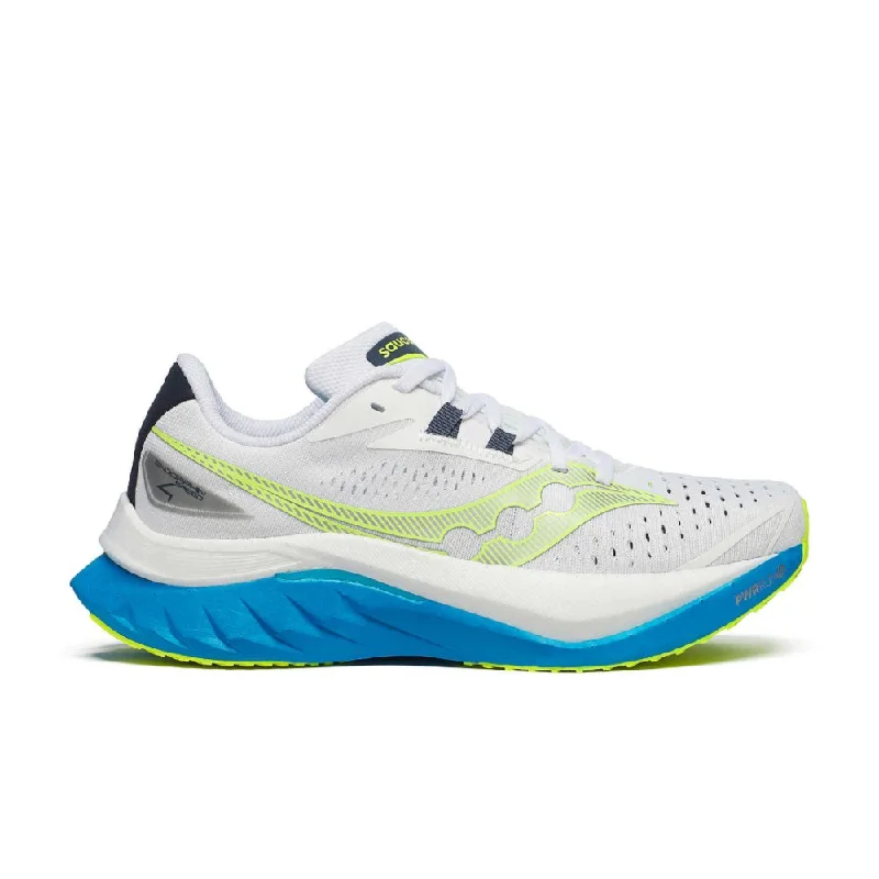 Versatile Itinerary Saucony Women's Endorphin Speed 4 - White/Viziblue