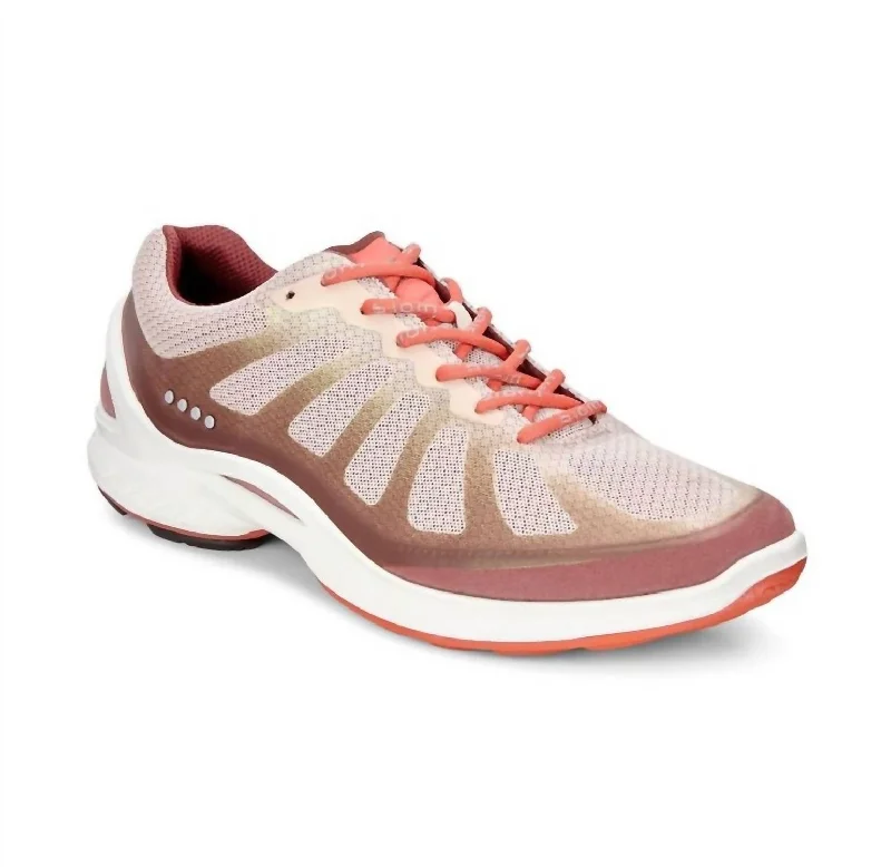 Youthful Style Women's Biom Fjuel Racer Sneaker In Petal Trim/rose Dust/coral Blush