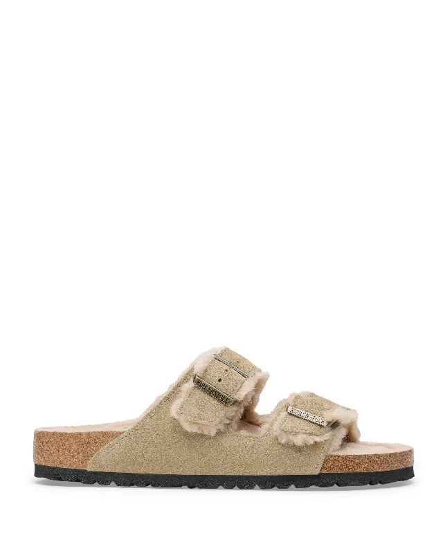Classic Style W Arizona Shearling Taupe Suede