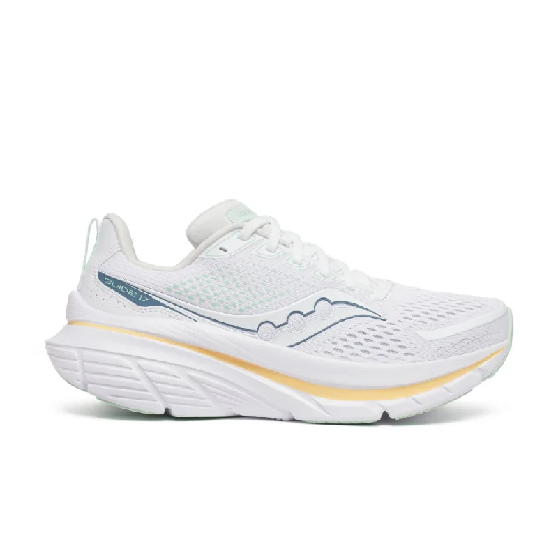 Tropical Style Saucony Women's Guide 17 - White/Peel