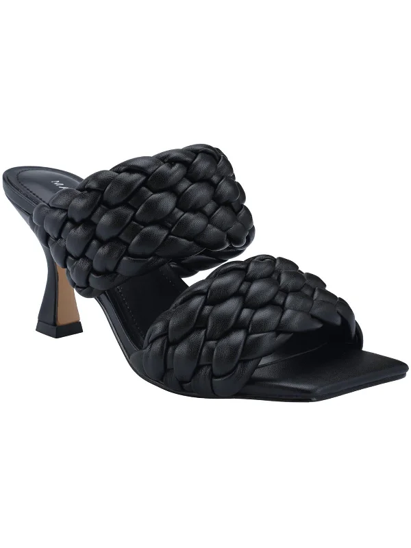 Must-have For Autumn And Winter Toree Womens Faux Leather Dressy Slide Sandals