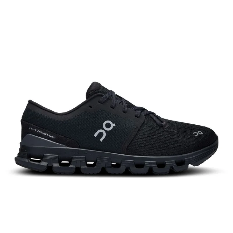 Fresh Wear On Women's Cloud X 4 - Black/Eclipse