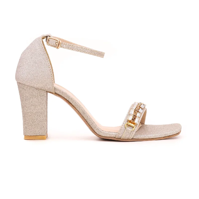 Must-have For Autumn And Winter Golden Fancy Sandal FN5629