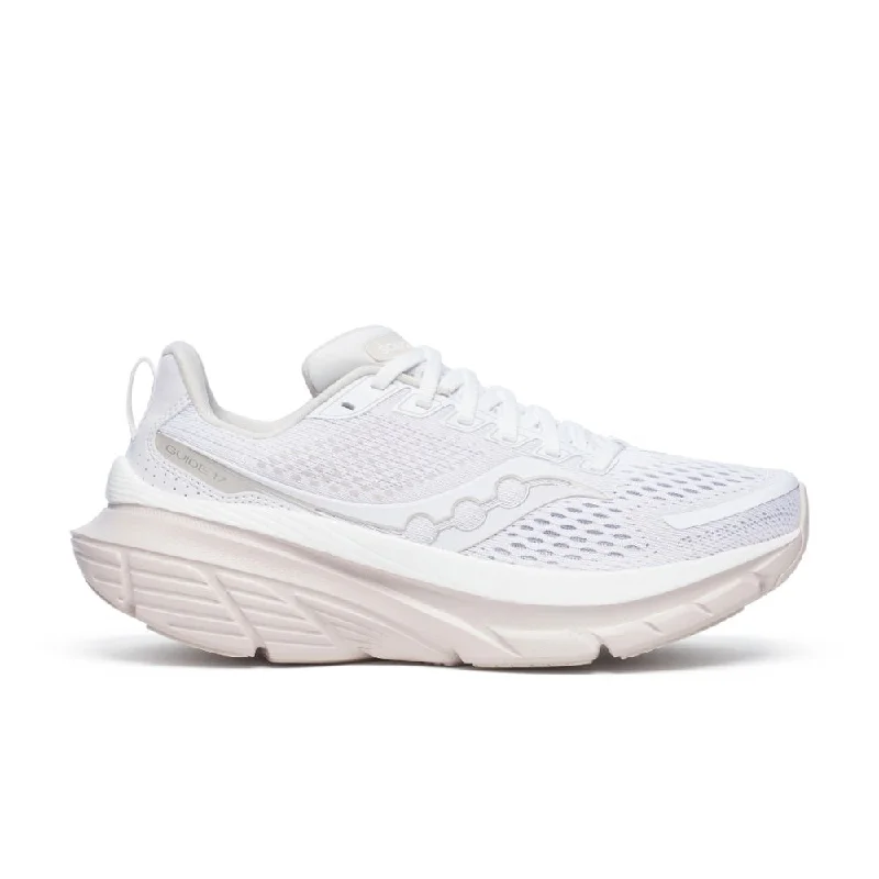 High-end Fashion Saucony Women's Guide 17 - White/Moon