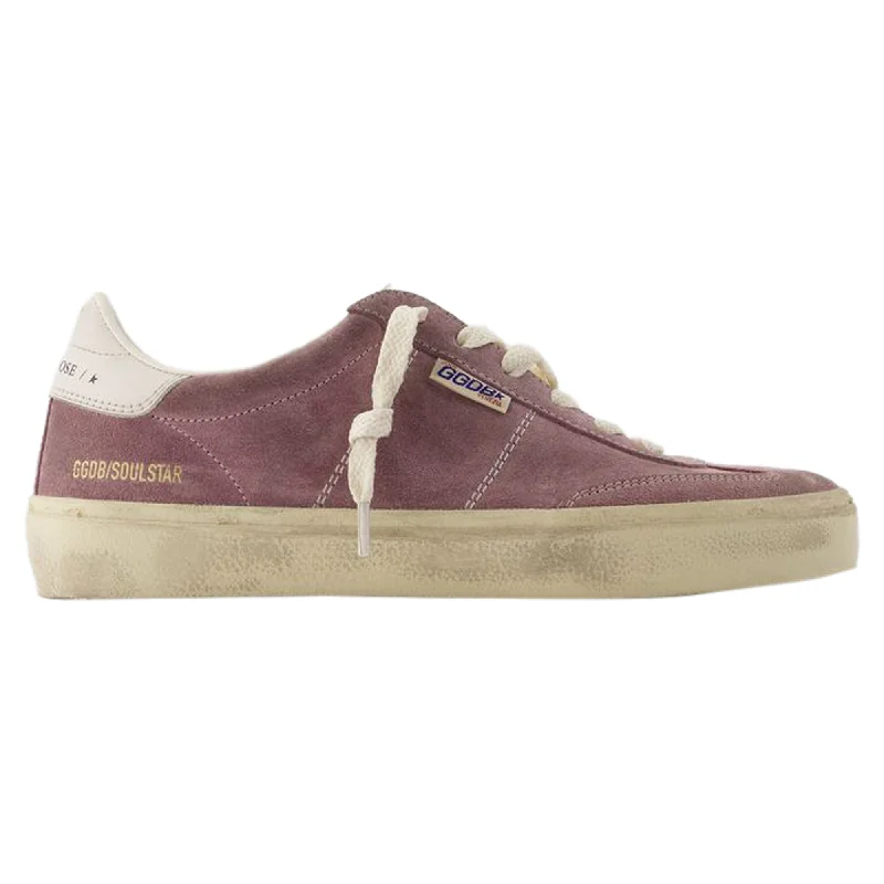 Classic Style Soul Star Sneakers - Golden Goose Deluxe Brand - Leather - Purple