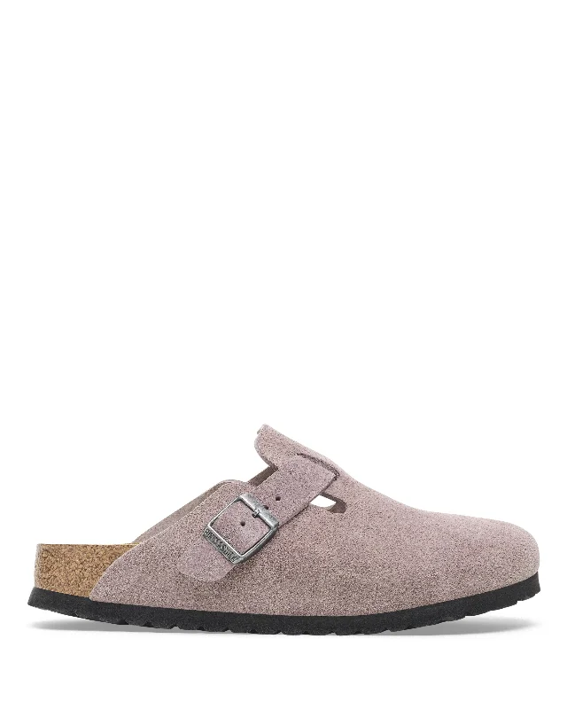 Personalized Wear W Boston Faded Purple Suede
