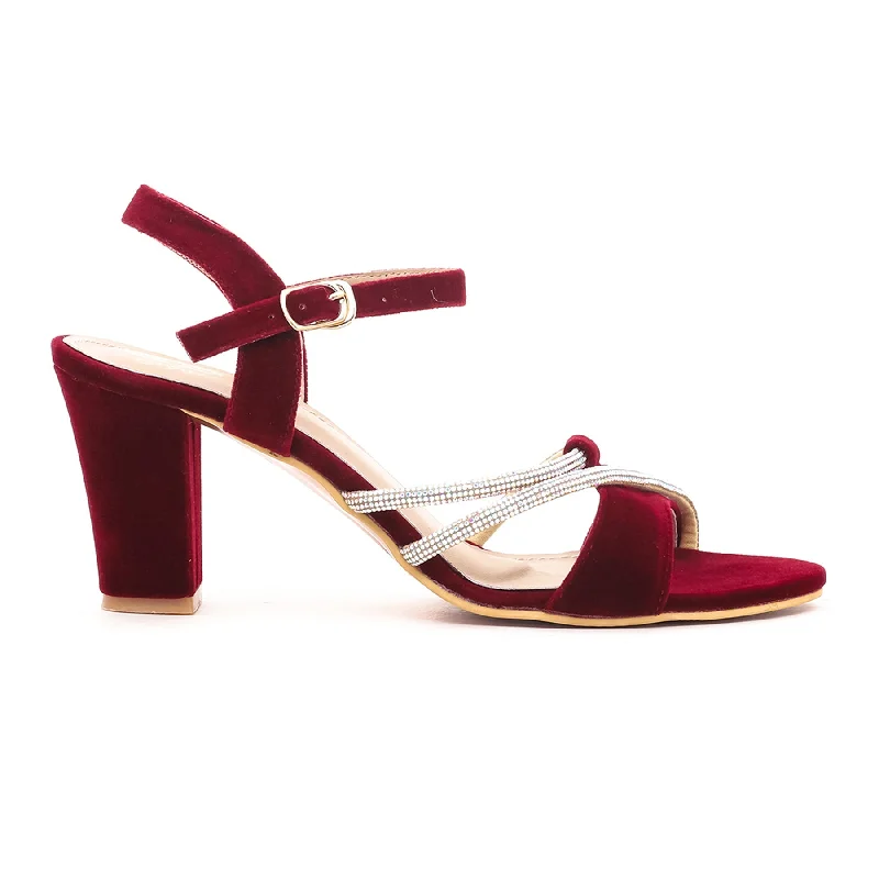 Versatile Itinerary Maroon Fancy Sandal FN5703