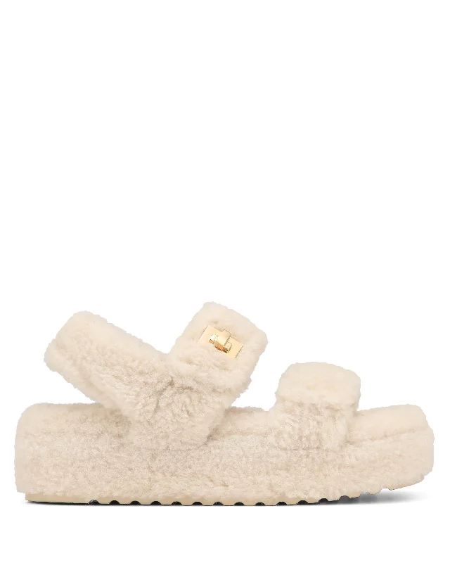 Integrated Design Fluffy Natural Fur