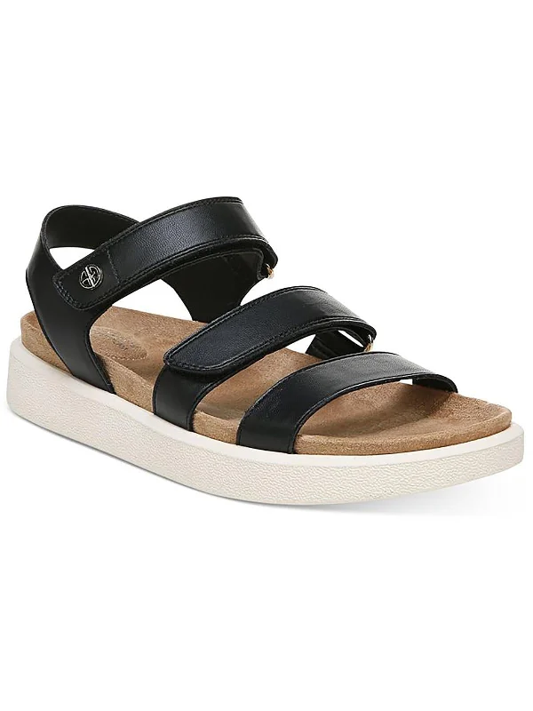 Fashion Innovation Felicitty Womens Leather Ankle Strap