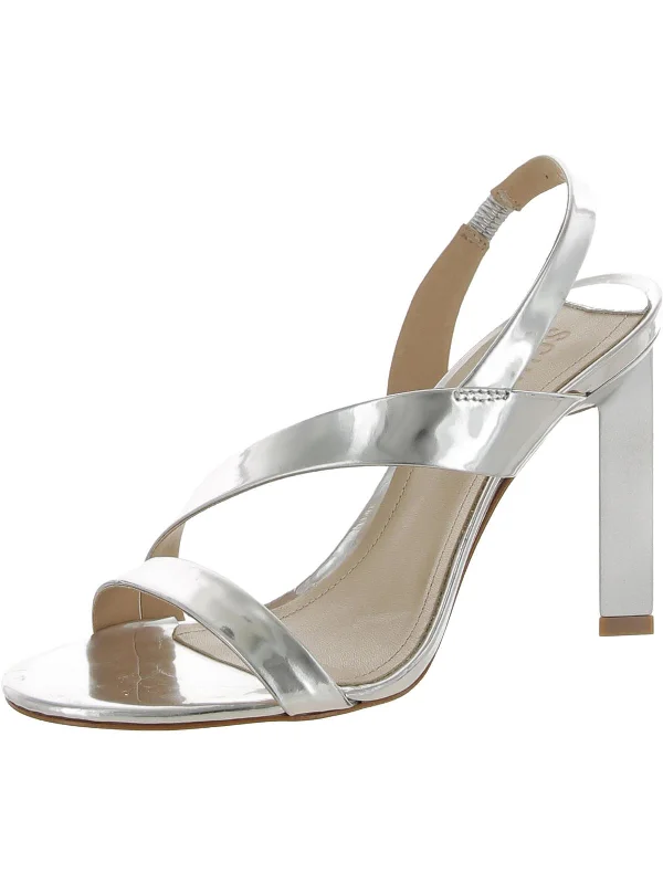 Sports And Leisure Kelly Womens Leather Slingback Heels