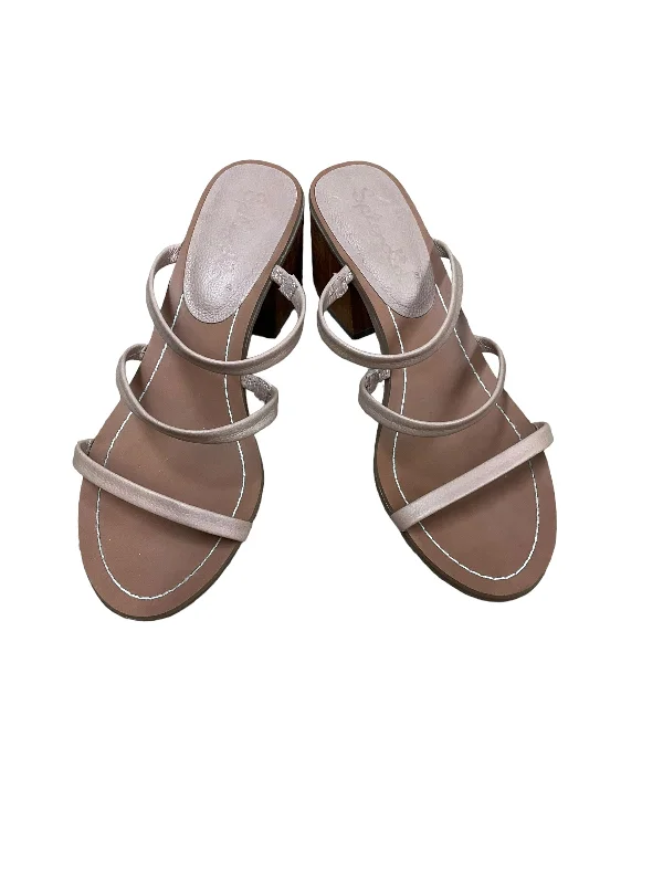 Breathable Design Shoes Heels Block By Splendid  Size: 8