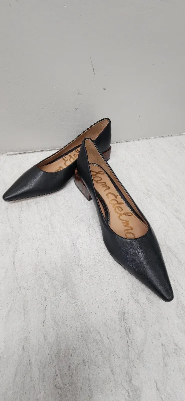 Dressing Tips Black Shoes Heels Block Sam Edelman, Size 10
