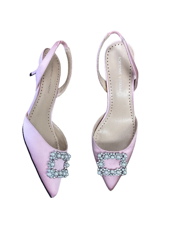 Versatile Itinerary Pink Shoes Heels Stiletto Adrienne Vittadini, Size 8