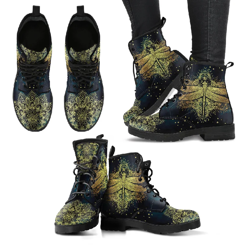 Leisure Sports Golden Dragonfly Handcrafted Boots