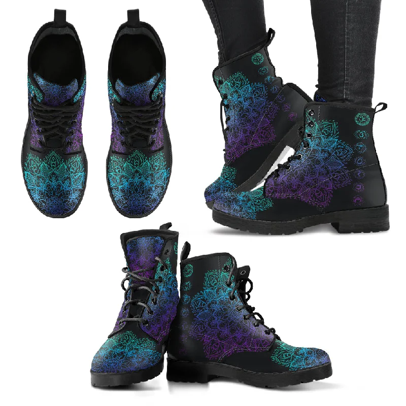 High Street Series Chakra Mandala Handcrafted Boots