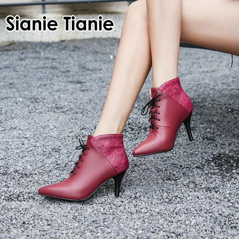 Dressing Tips Lace up Ankle Boots