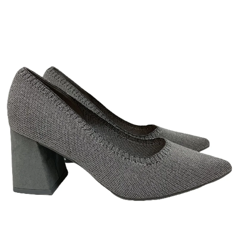 Fashion Pioneer Silver Shoes Heels Block By Amore, Size: 8