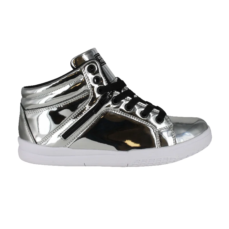 Elegant Series Gotta Flurt Women's Gamma II Silver Hip Hop Fashion Sneaker