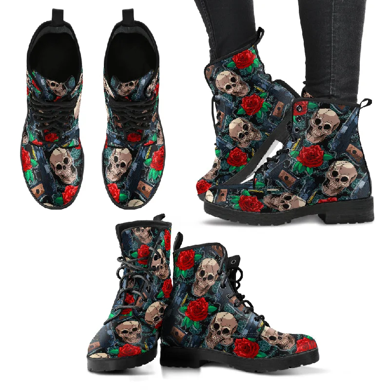 Cool Style GUNS AND ROSES BOOTS - FREE SHIPPING WORLDWIDE