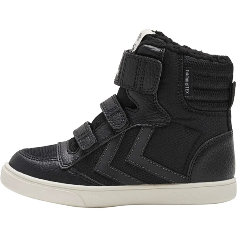 Comfortable Series Hummel Stadil Super Poly Boots Recycled Tex Jr Black