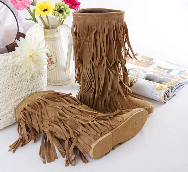 Comfortable Fashion Buckle Tall Boots Side Zipper PU Leather Motorcycle Boots Women Shoes