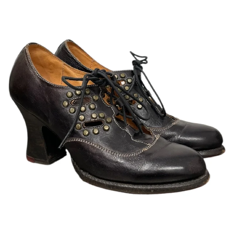 Trendy Items ANNA SUI/Heels/US 8/Leather/BLK/BED|STU STUDDED HEEL