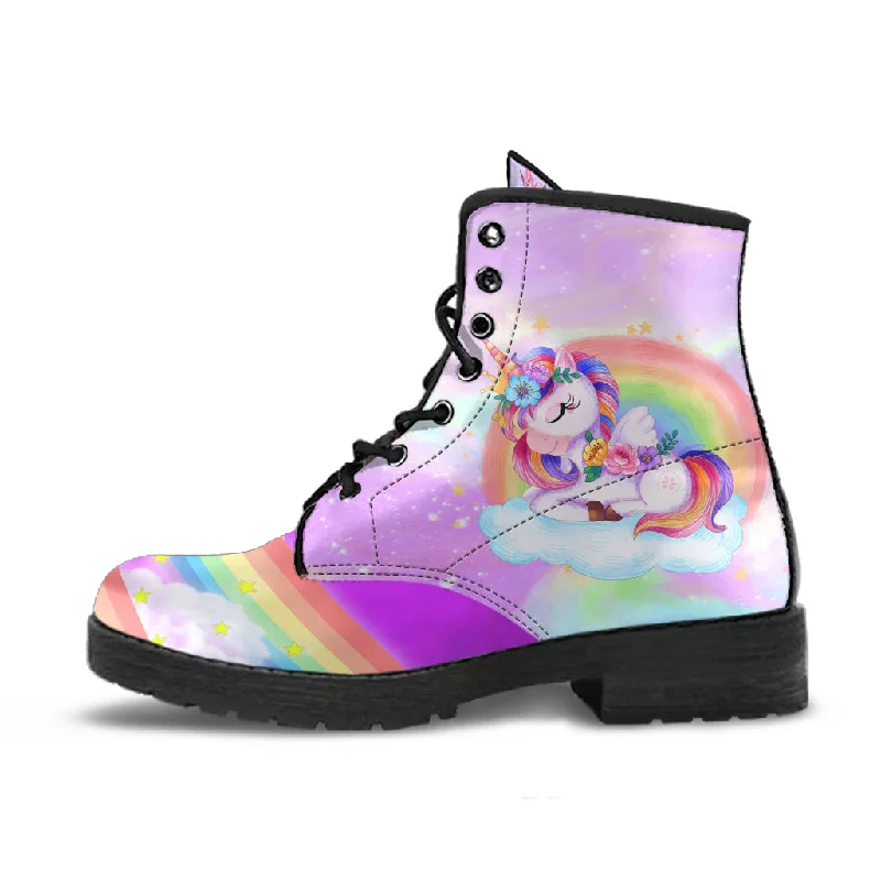 Quality Tailoring Unicorn Vegan Leather Boots