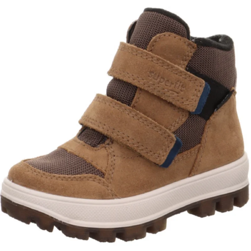 Minimal Style Superfit Brown/Blue Tedd Boots With Warm Lining