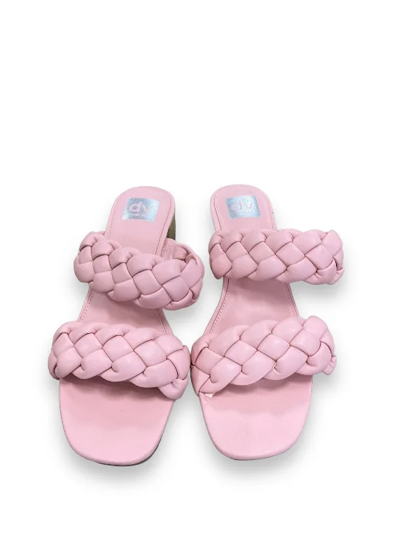 Free And Comfortable Pink Shoes Heels Block Dolce Vita, Size 11