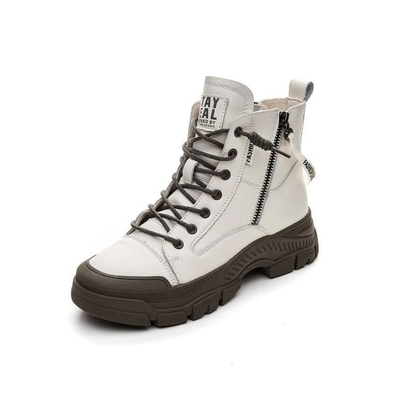 Fashion Wear Genuine Leather Fashion Ankle Boots