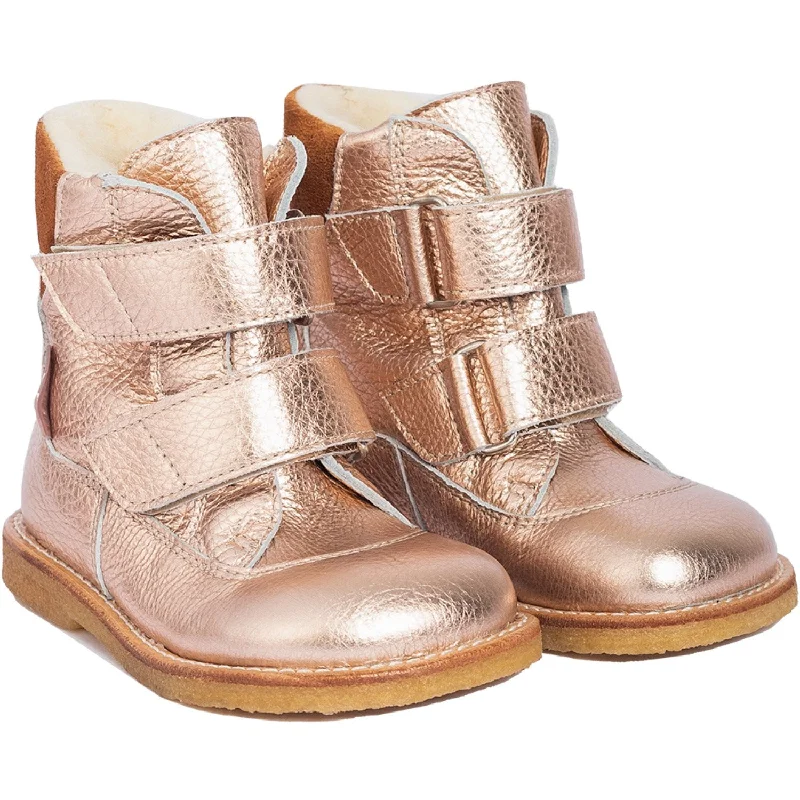 Luxury Classic Angulus Copper/Cognac Tex boot with Velcro closure