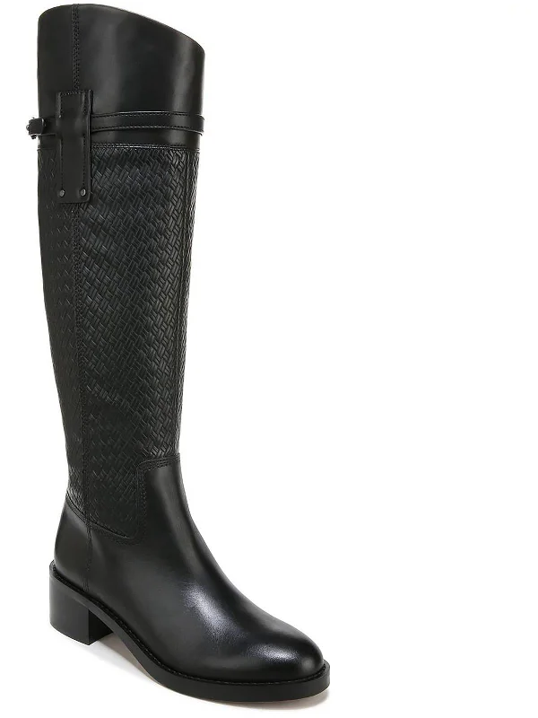 Personal Design Colttall Womens Leather Tall Knee-High Boots