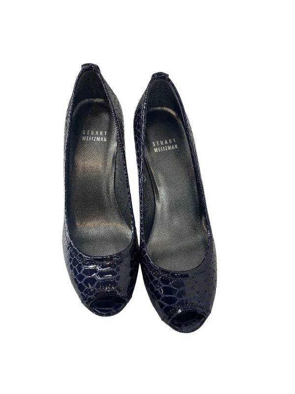 High-quality Design Black Shoes Heels Stiletto Stuart Weitzman, Size 6