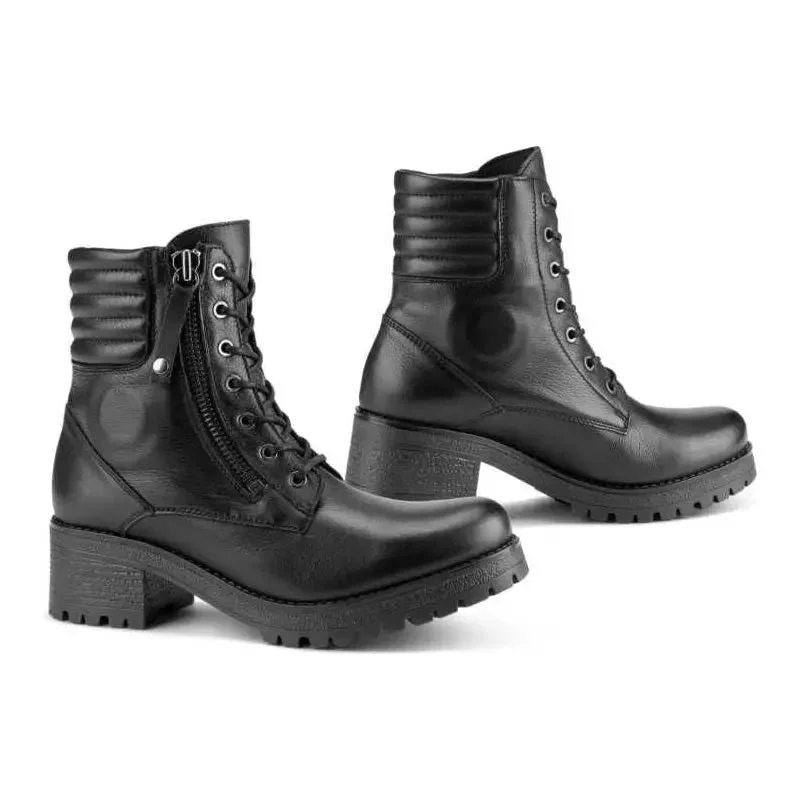 Elegant Design Falco Misty Ladies Leather Boots Black