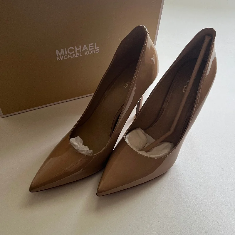 Goddess Style Tan Shoes Heels Stiletto Michael Kors, Size 9.5