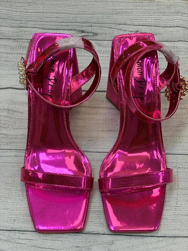 Basic Version Pink Shoes Heels Stiletto Clothes Mentor, Size 6.5