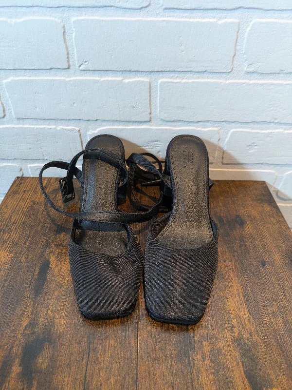 Must-have For Fashion Black Shoes Heels Block Asos, Size 7