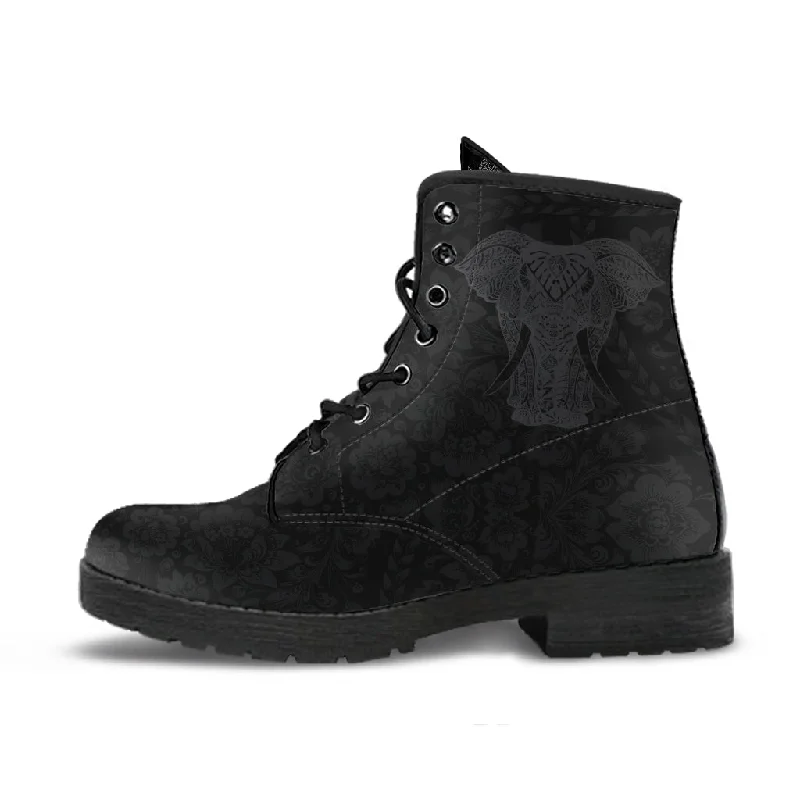 Versatile Itinerary Floral Elephant Custom Vegan Boots